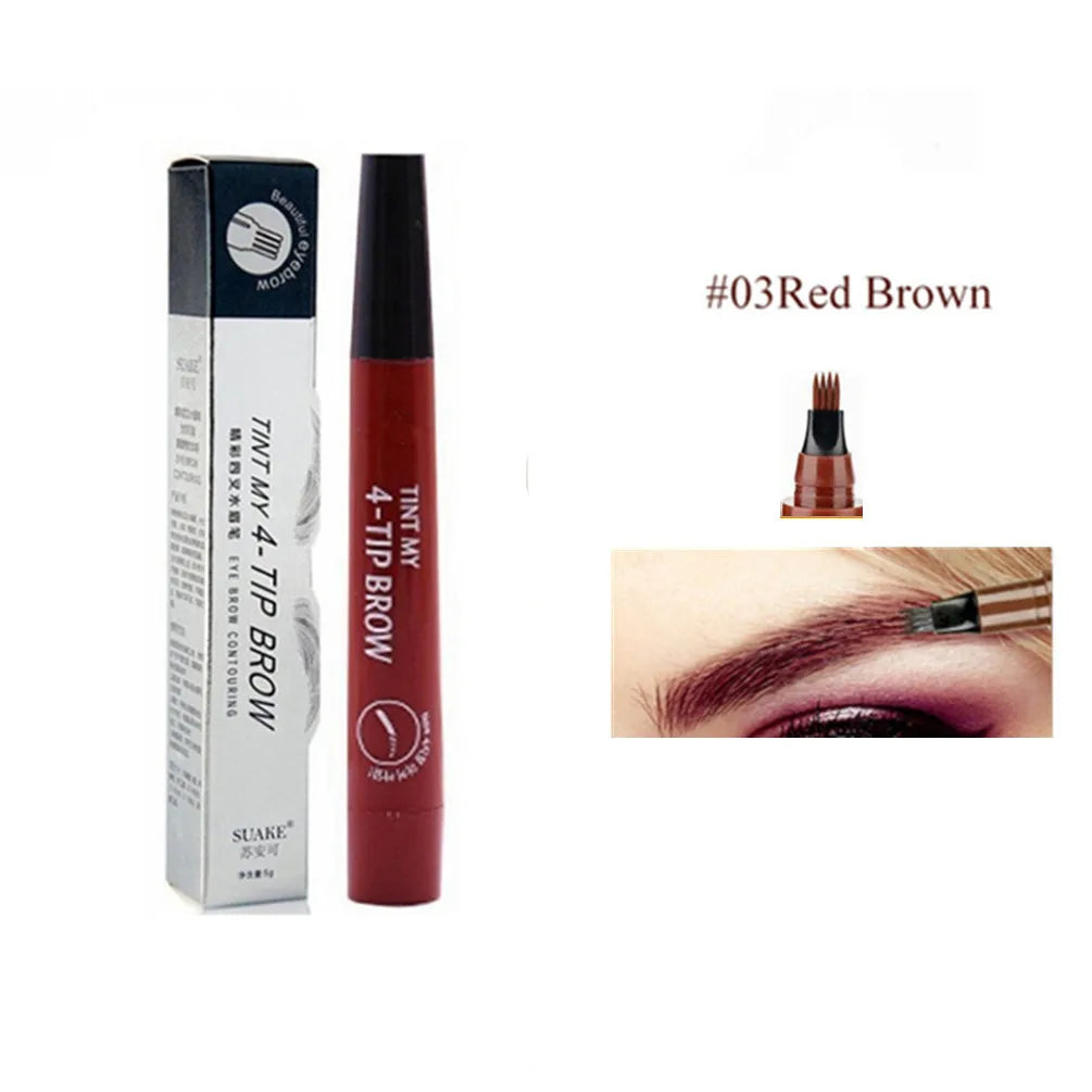 SUAKE 4-Fork Eyebrow Pen