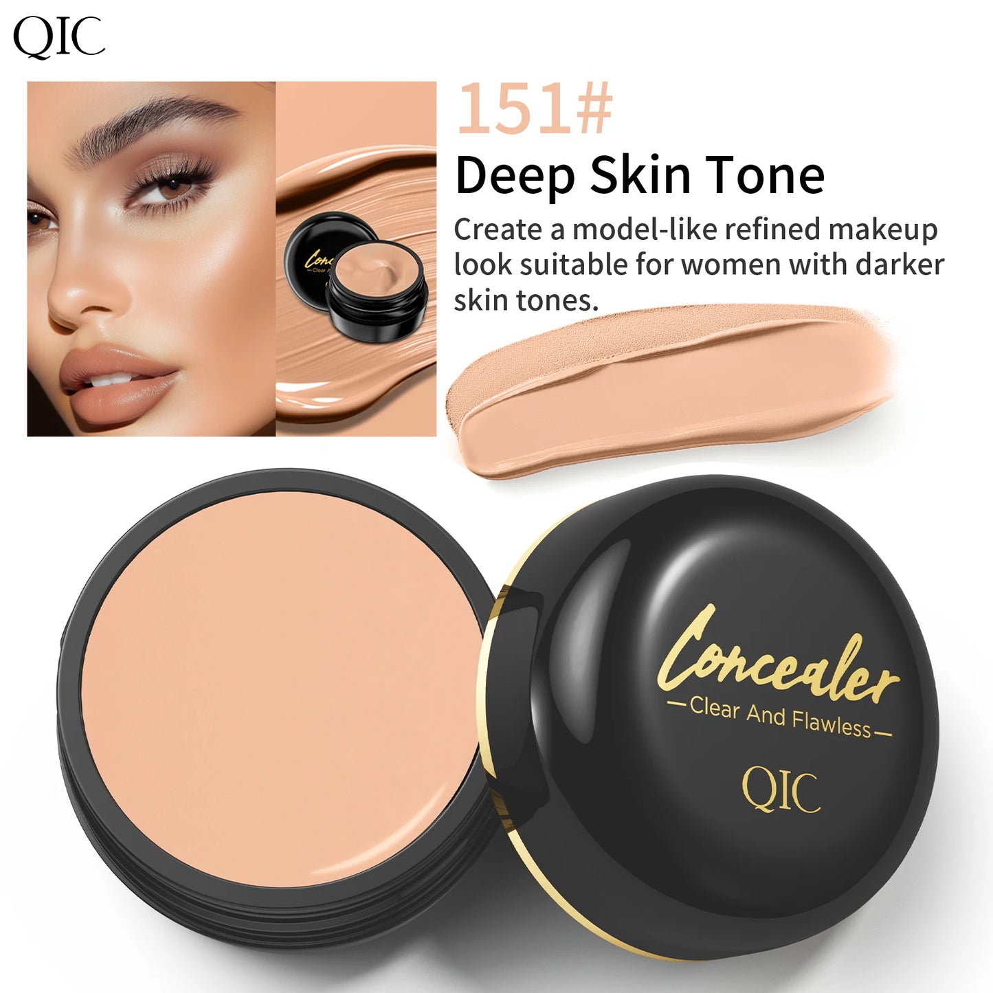 Clear and Flawless Concealer – Moisturising, Waterproof & Natural Coverage