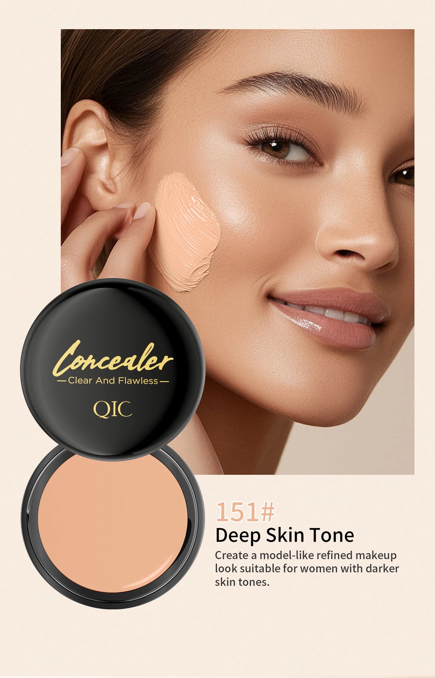 Clear and Flawless Concealer – Moisturising, Waterproof & Natural Coverage