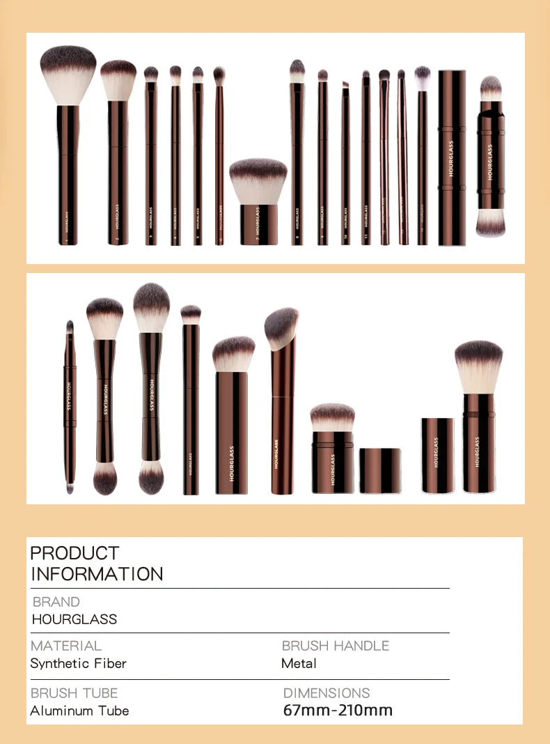 Hourglass Professional Makeup Brush Collection – Premium Performance, Precision Results