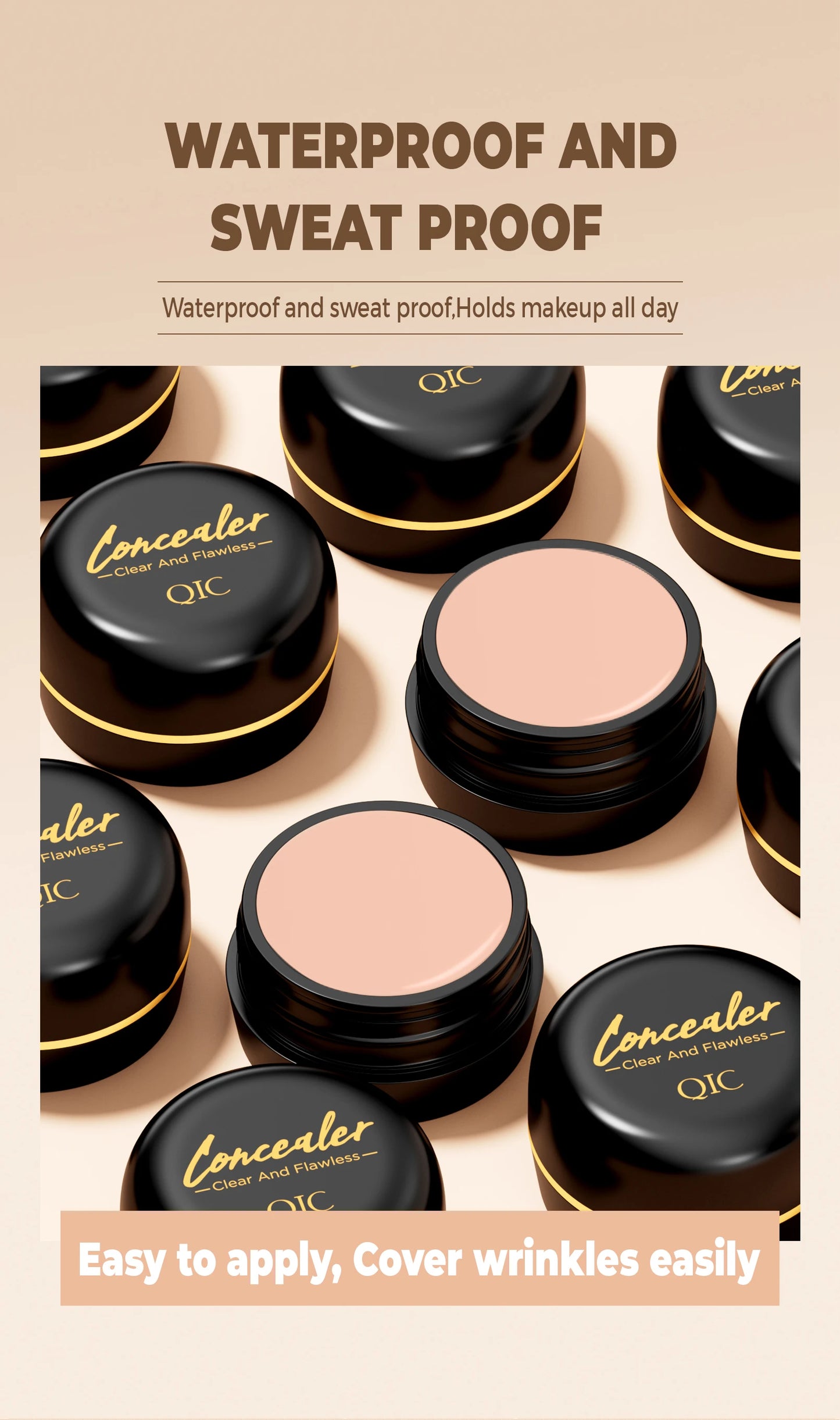 Clear and Flawless Concealer – Moisturising, Waterproof & Natural Coverage