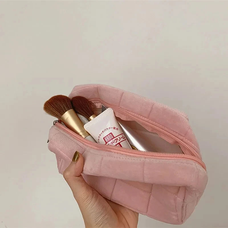 Large Cosmetic Storage Bag with Zipper – Women’s Makeup Organiser, Travel Toiletry & Pencil Case Handbag