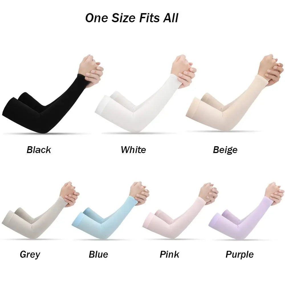 UV Protection Arm Sleeves – Unisex Ice Cooling Sleeves for Outdoor Activities