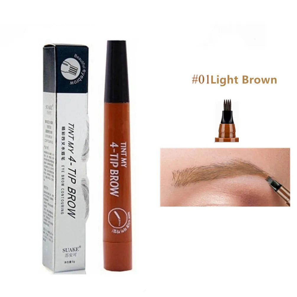 SUAKE 4-Fork Eyebrow Pen
