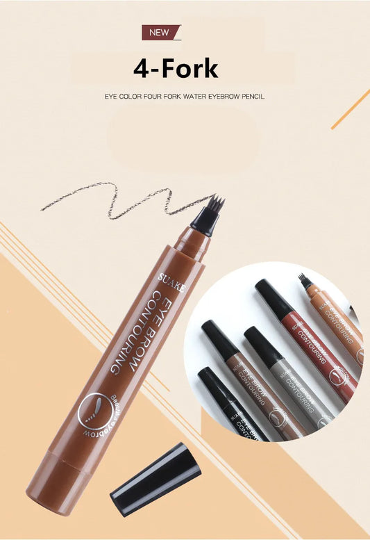 SUAKE 4-Fork Eyebrow Pen