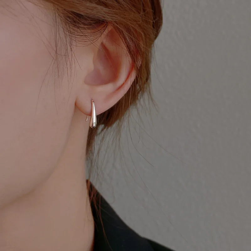 Water Drop Shape Earrings for Women - 925 Sterling Silver