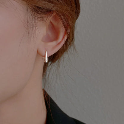 Water Drop Shape Earrings for Women - 925 Sterling Silver
