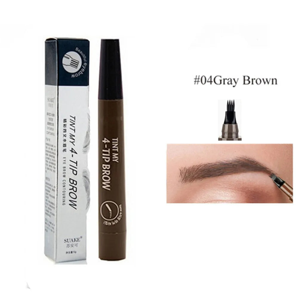 SUAKE 4-Fork Eyebrow Pen