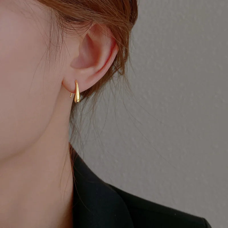 Water Drop Shape Earrings for Women - 925 Sterling Silver