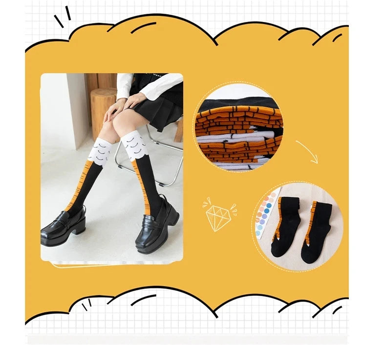 Women's Chicken Leg Knit Stockings – Fun, Quirky & Comfortable