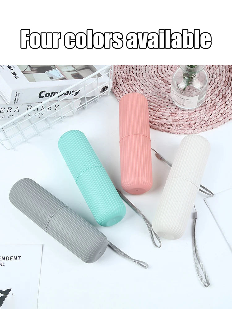 Portable Toothbrush & Toothpaste Travel Case – Eco-Friendly Storage Solution