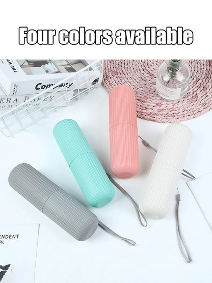 Portable Toothbrush & Toothpaste Travel Case – Eco-Friendly Storage Solution