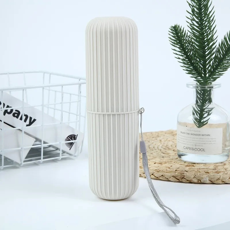 Portable Toothbrush & Toothpaste Travel Case – Eco-Friendly Storage Solution