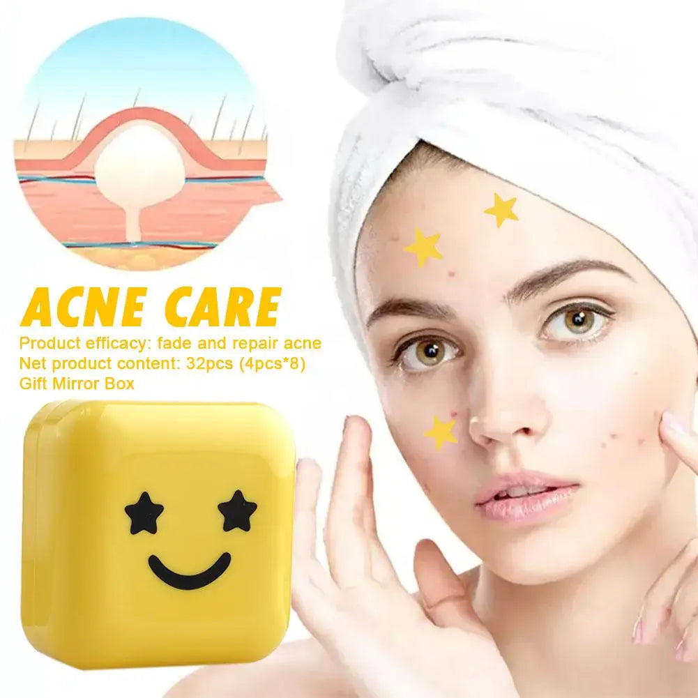 Acne Patch Kit – 32 Pcs with Gift Mirror Box | Fade & Repair Acne Fast