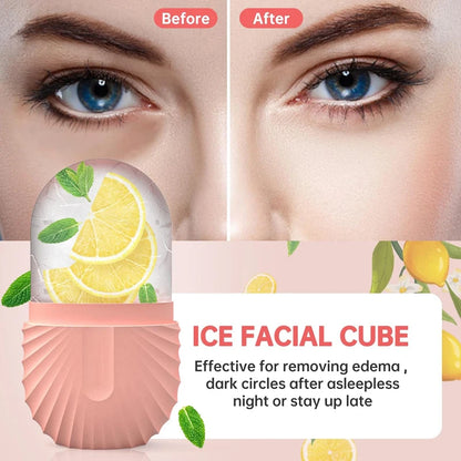 Silicone Ice Face Roller Mould – DIY Facial Ice Cube for Pore Care, Acne Relief & Skin Toning