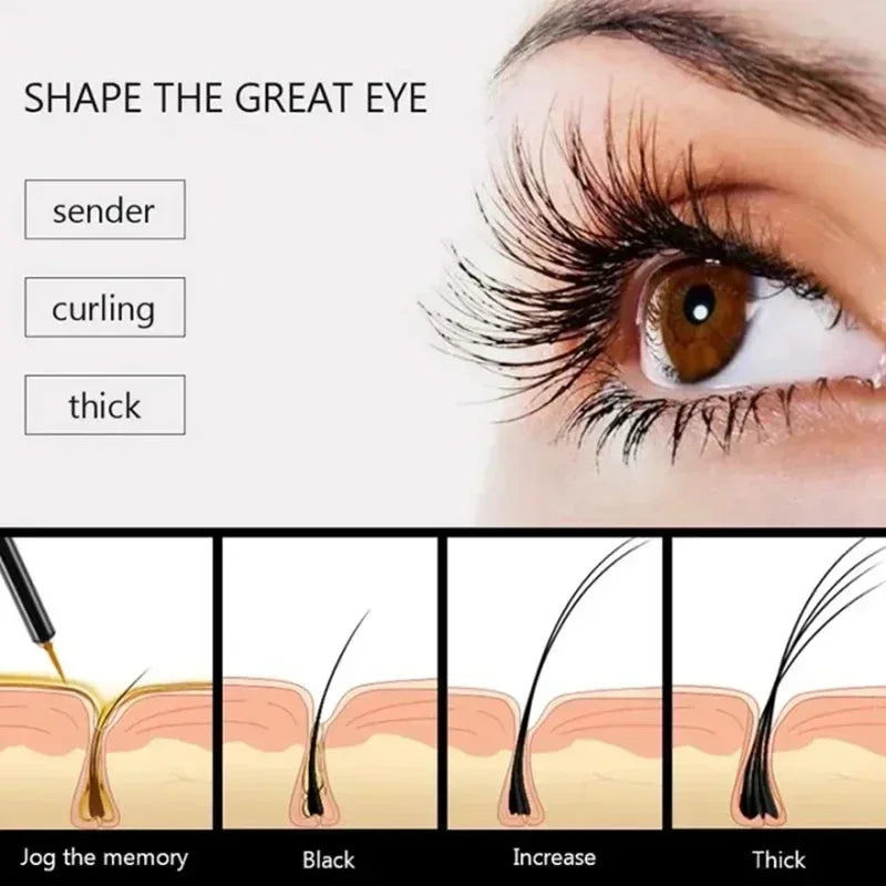 Fast Growth Treatment Eyelash & Thicker Lashes Natural Curling Lash Lifting Care Product