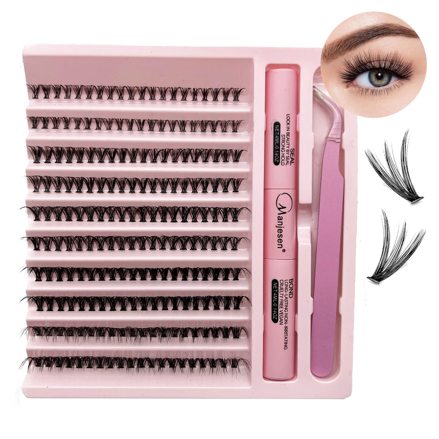 DIY Lashes Extension Kit with Seal & Applicator Tools