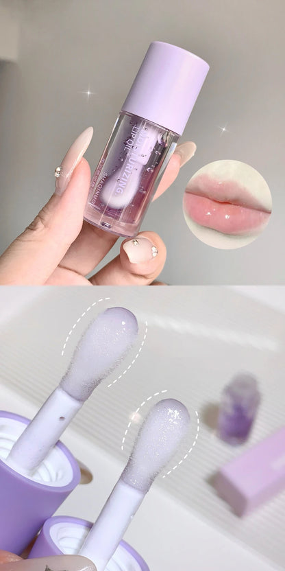 Water Light Lip Gloss Moisturiser Transparent Jelly Mirror Fruit Crystal Lip Oil Clear Hydrating Plumping Korean Lip Care Makeup