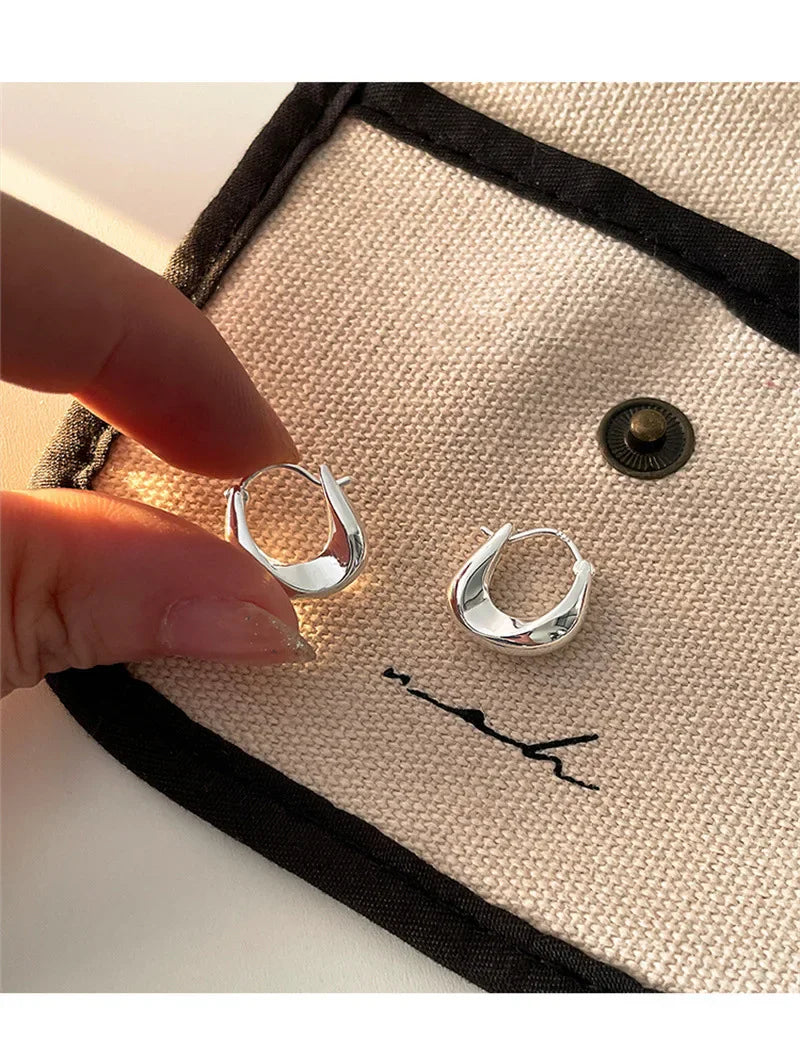 Versatile Hoop Earrings for Women - 925 Sterling Silver