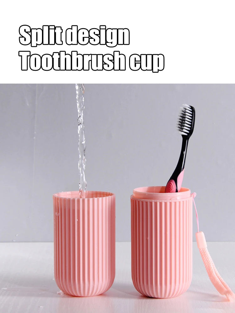 Portable Toothbrush & Toothpaste Travel Case – Eco-Friendly Storage Solution