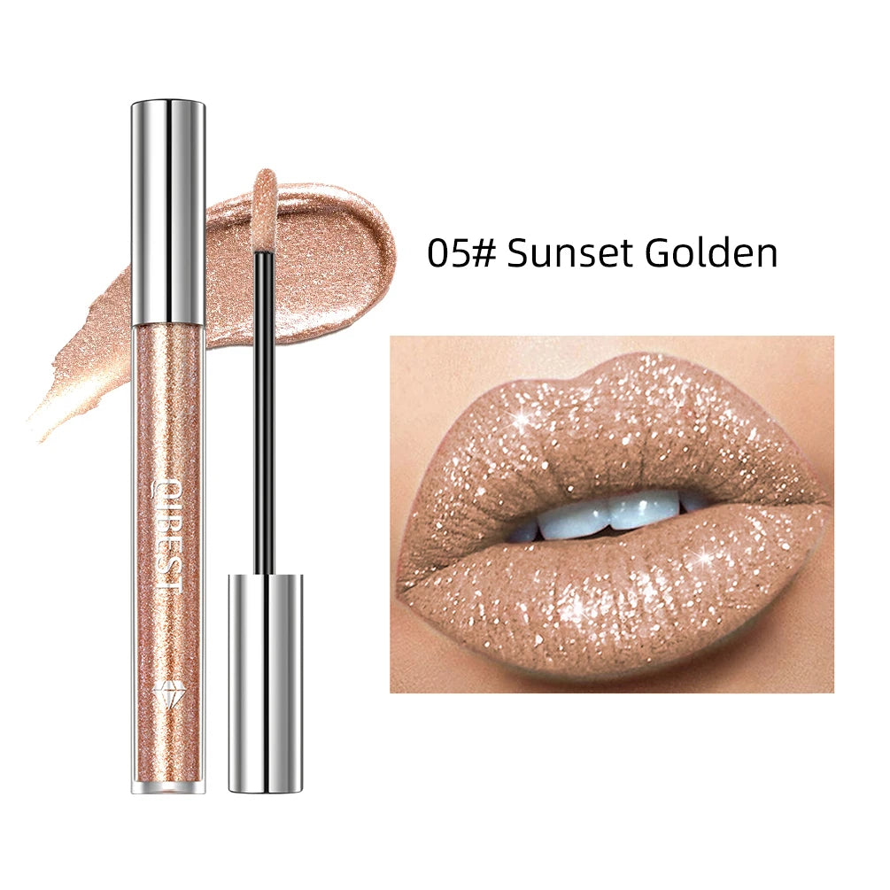 Diamond Liquid Lip Glaze – Hydrating, Shimmering & Long-Lasting Shine