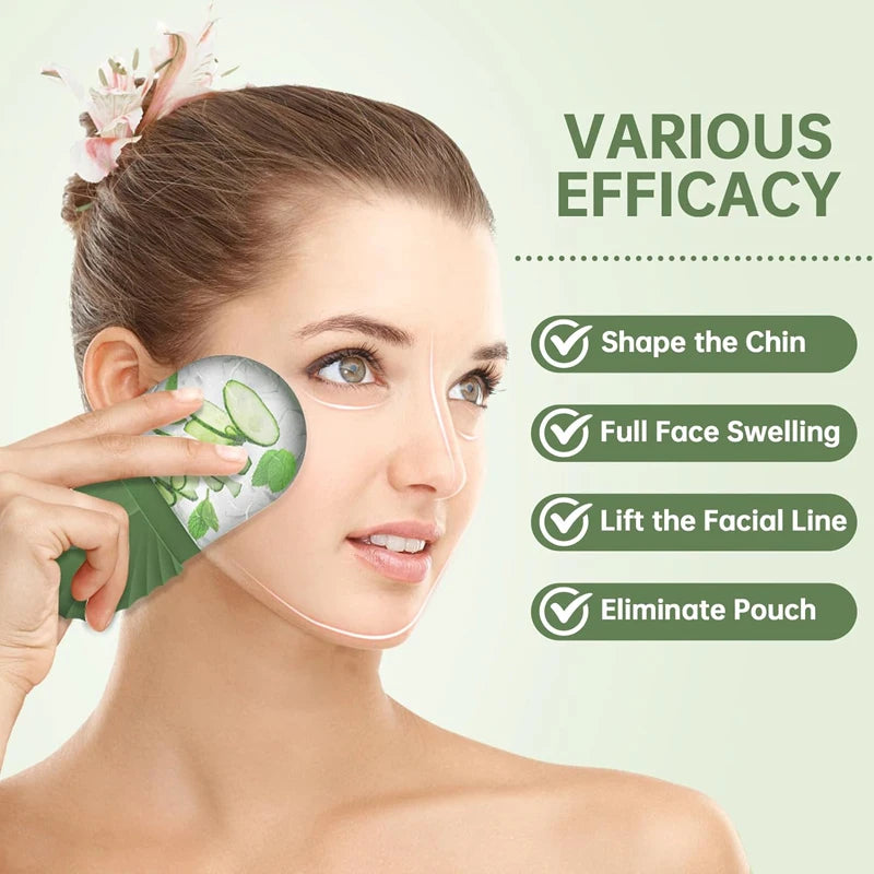 Silicone Ice Face Roller Mould – DIY Facial Ice Cube for Pore Care, Acne Relief & Skin Toning