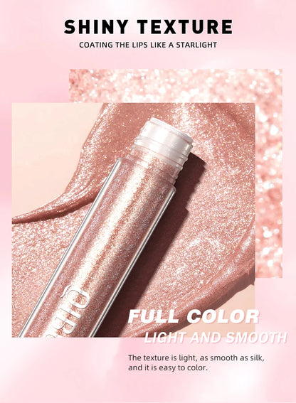 Diamond Liquid Lip Glaze – Hydrating, Shimmering & Long-Lasting Shine