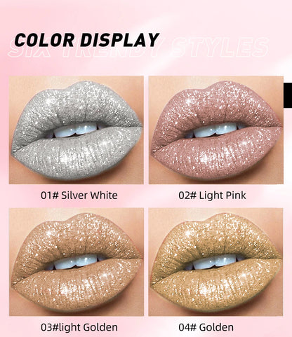Diamond Liquid Lip Glaze – Hydrating, Shimmering & Long-Lasting Shine