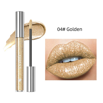 Diamond Liquid Lip Glaze – Hydrating, Shimmering & Long-Lasting Shine