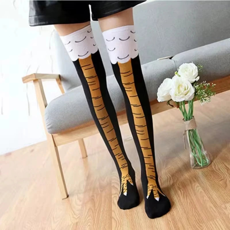 Women's Chicken Leg Knit Stockings – Fun, Quirky & Comfortable