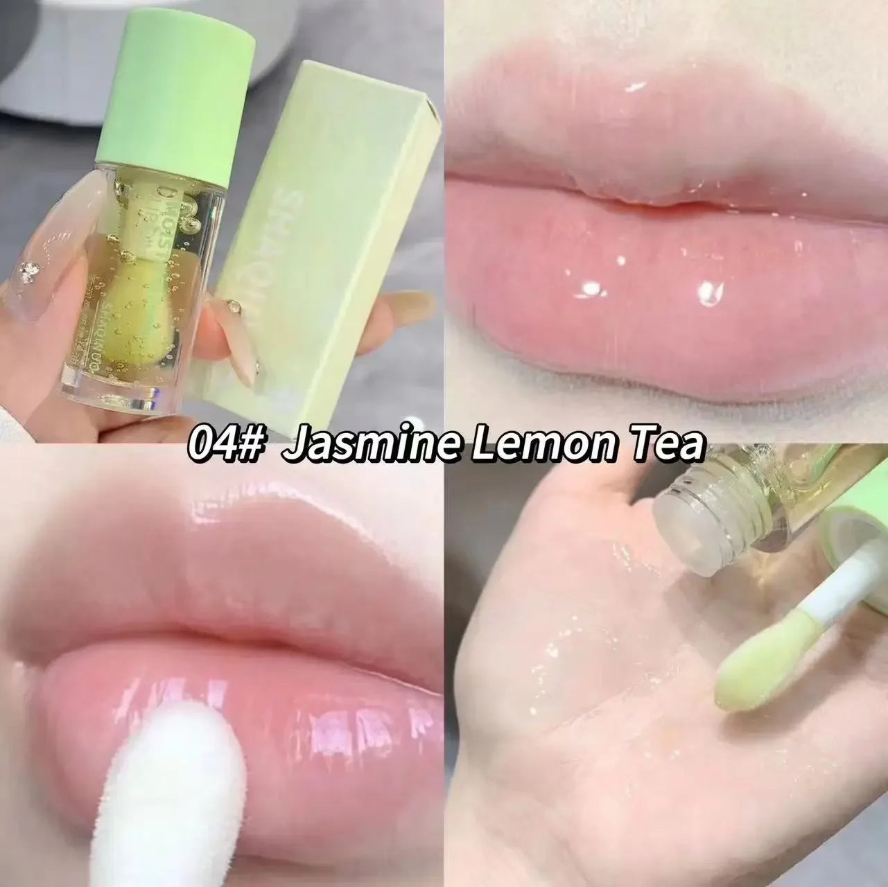Water Light Lip Gloss Moisturiser Transparent Jelly Mirror Fruit Crystal Lip Oil Clear Hydrating Plumping Korean Lip Care Makeup