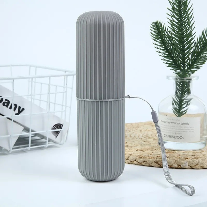 Portable Toothbrush & Toothpaste Travel Case – Eco-Friendly Storage Solution