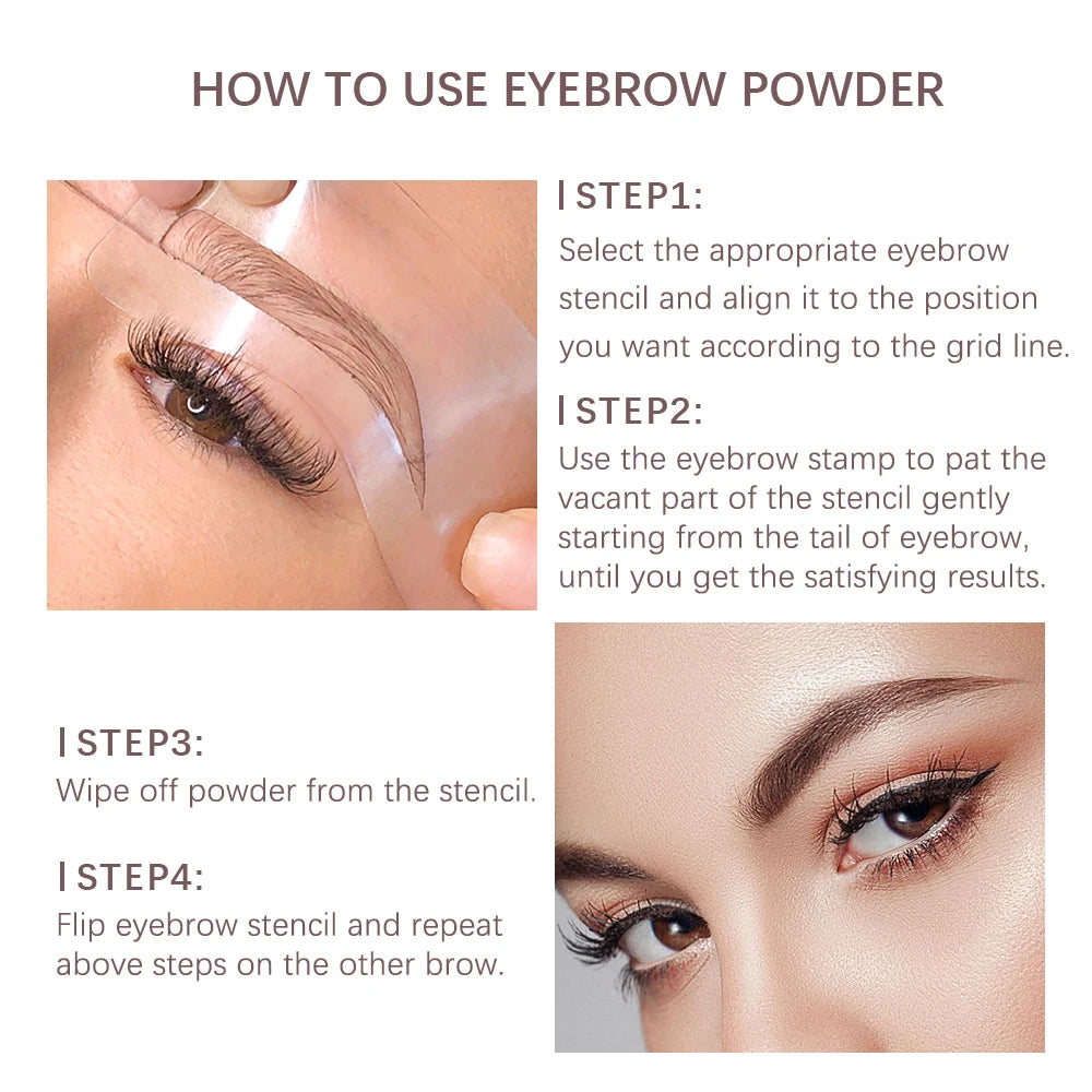 Eyebrow Stamp Kit – 3-in-1 Brow Enhancer for Easy, Long-Lasting Definition