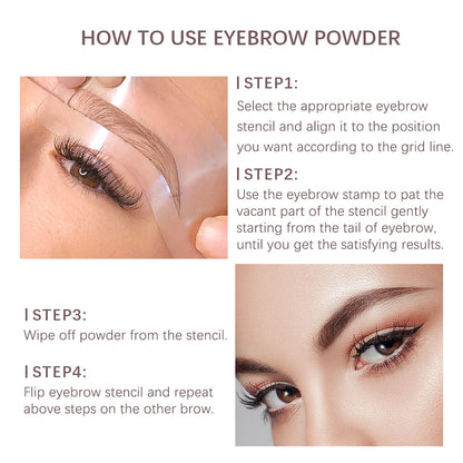 Eyebrow Stamp Kit – 3-in-1 Brow Enhancer for Easy, Long-Lasting Definition