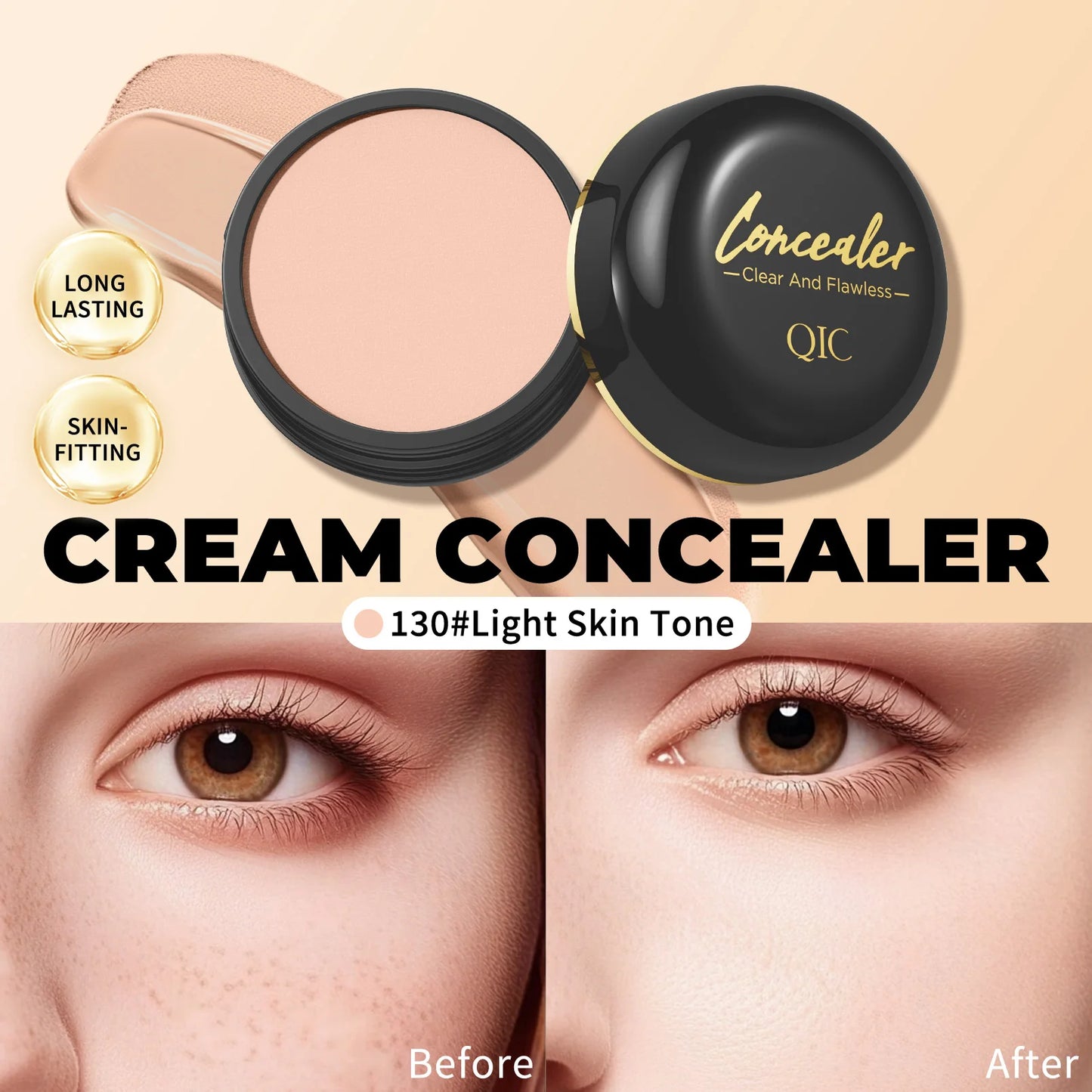 Clear and Flawless Concealer – Moisturising, Waterproof & Natural Coverage
