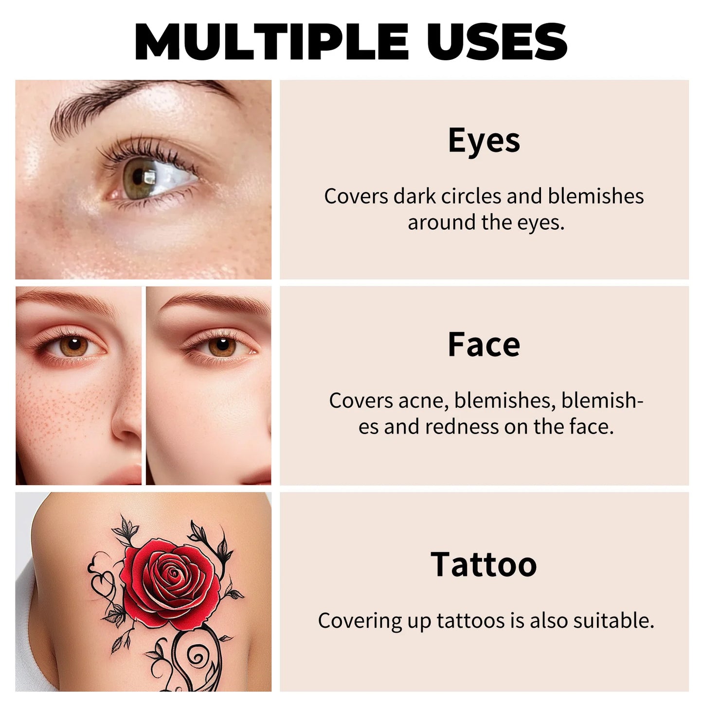 Clear and Flawless Concealer – Moisturising, Waterproof & Natural Coverage