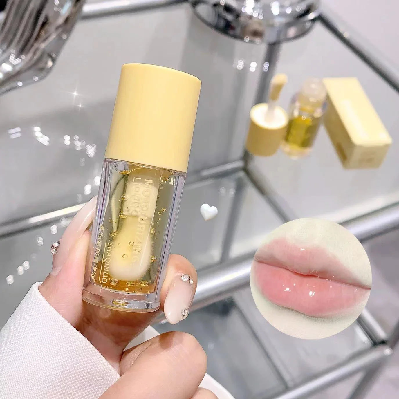 Water Light Lip Gloss Moisturiser Transparent Jelly Mirror Fruit Crystal Lip Oil Clear Hydrating Plumping Korean Lip Care Makeup