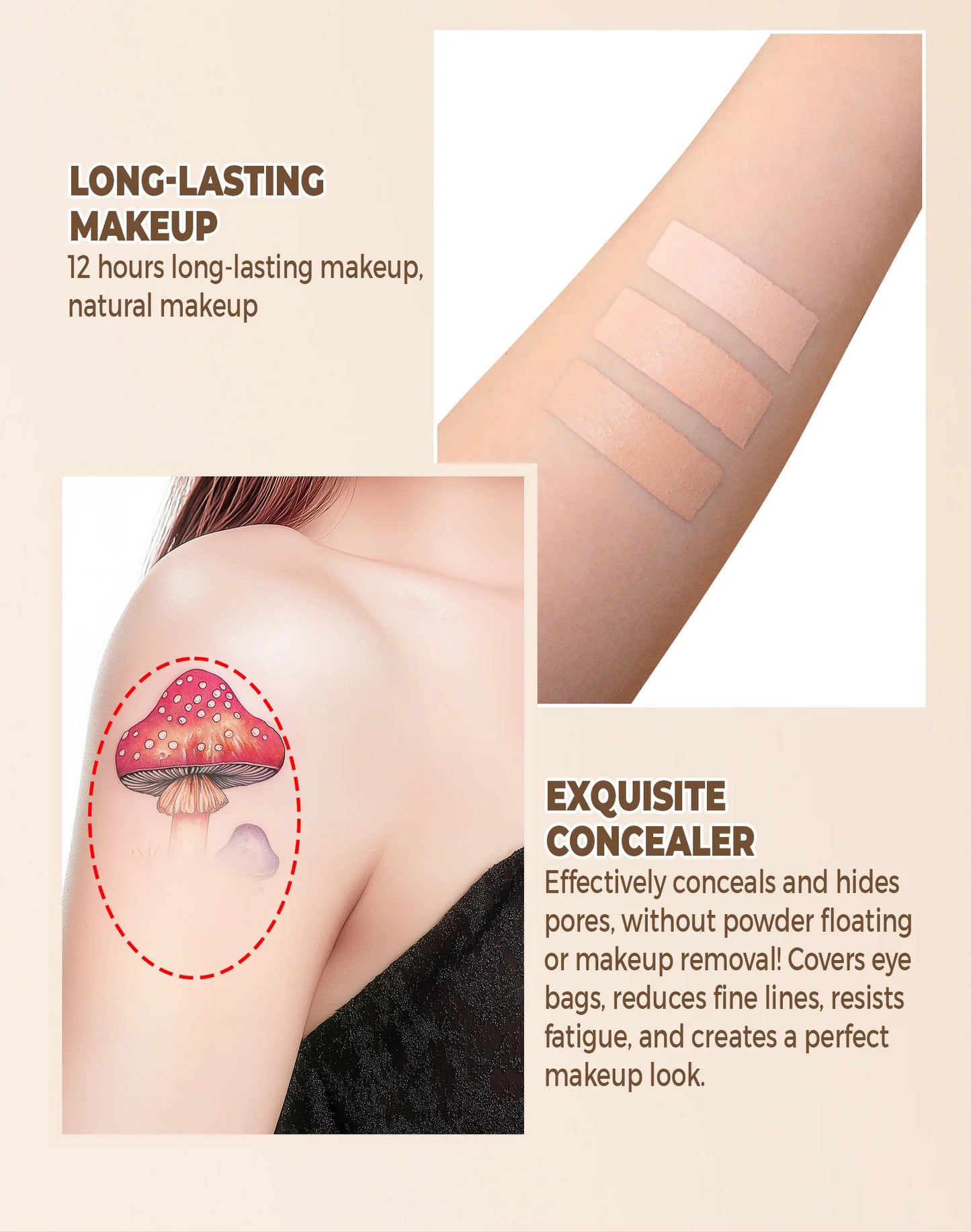 Clear and Flawless Concealer – Moisturising, Waterproof & Natural Coverage
