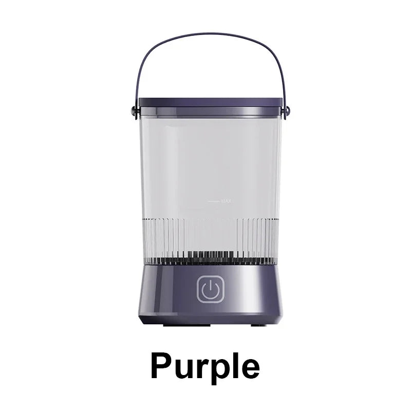 3-in-1 Automatic Electric Makeup Brush Cleaner & Dryer – Rechargeable Type-C Charging Cosmetic Brush Washing Tool