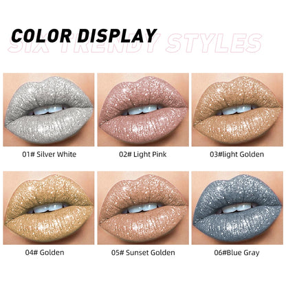 Diamond Liquid Lip Glaze – Hydrating, Shimmering & Long-Lasting Shine