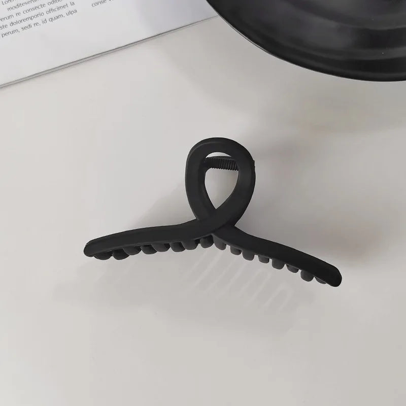 Black Hair Claw Clips
