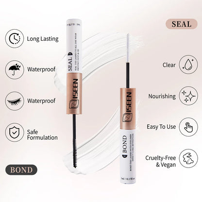 DIY Eyelash Extension Kit – Individual Cluster Lashes with Bond, Seal, Remover & Tools