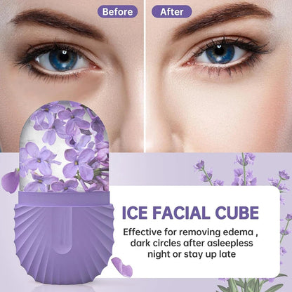 Silicone Ice Face Roller Mould – DIY Facial Ice Cube for Pore Care, Acne Relief & Skin Toning