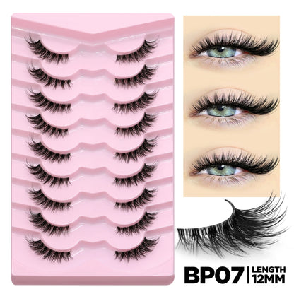 Winged False Eyelashes – Handcrafted for Effortless Beauty