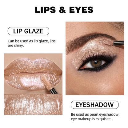 Diamond Liquid Lip Glaze – Hydrating, Shimmering & Long-Lasting Shine