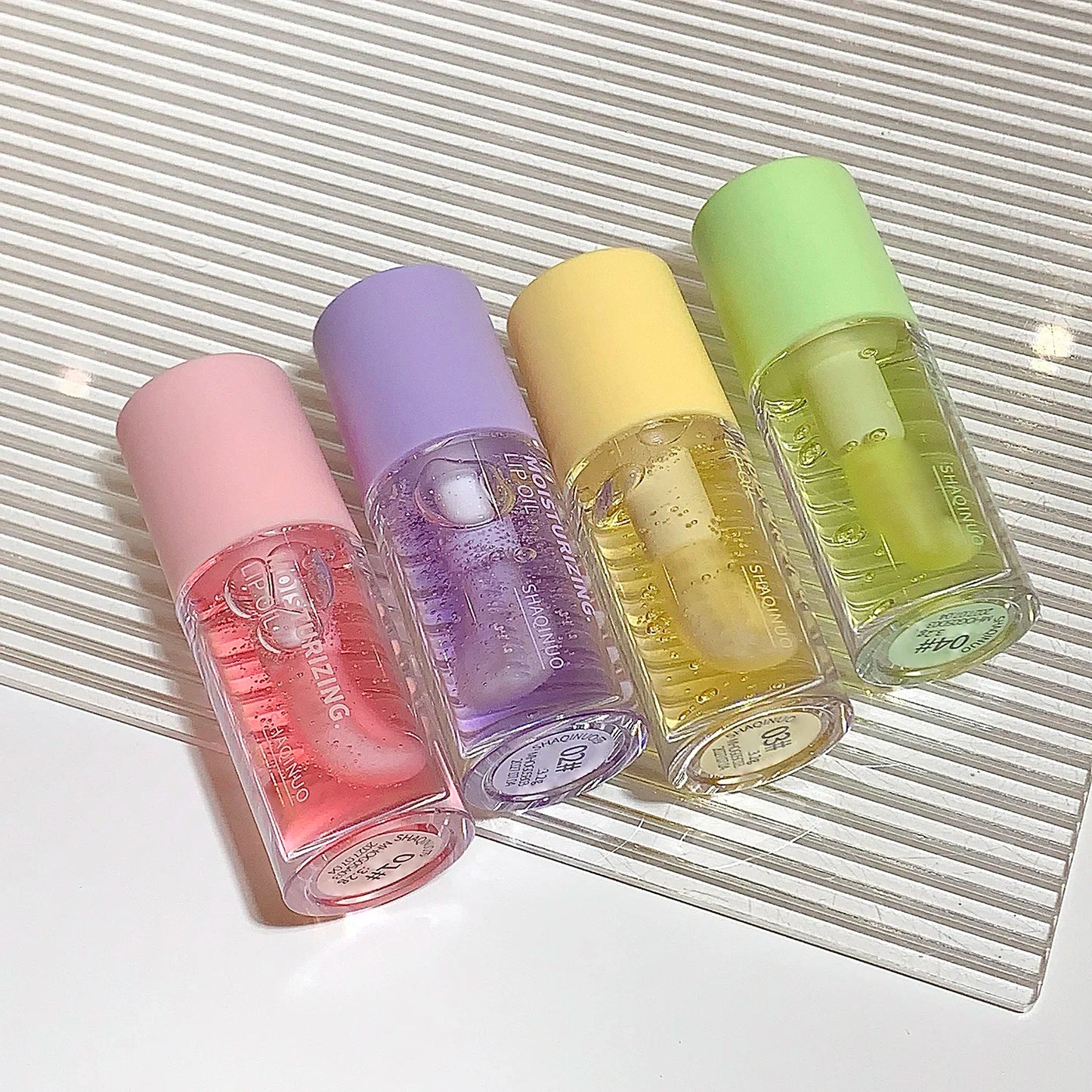 Water Light Lip Gloss Moisturiser Transparent Jelly Mirror Fruit Crystal Lip Oil Clear Hydrating Plumping Korean Lip Care Makeup