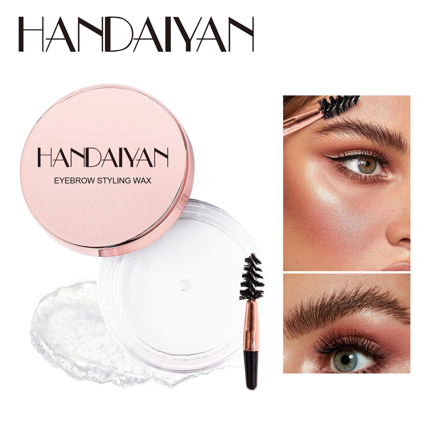 Eyebrow Styling Gel – Transparent, Long-Lasting & Fluffy Look