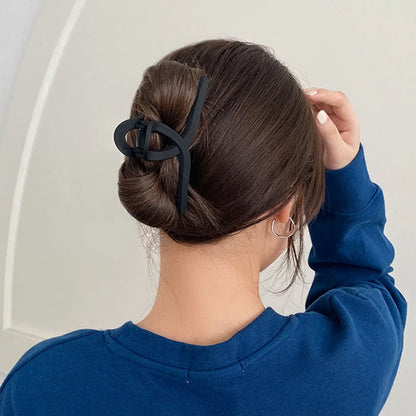 Black Hair Claw Clips