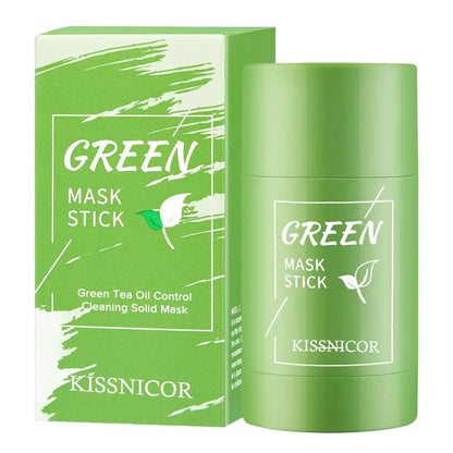 Face Clean Mask Green Tea - Shrink pores Deep Blackhead Remover facial Cleansing Moisturizing Mask 40g