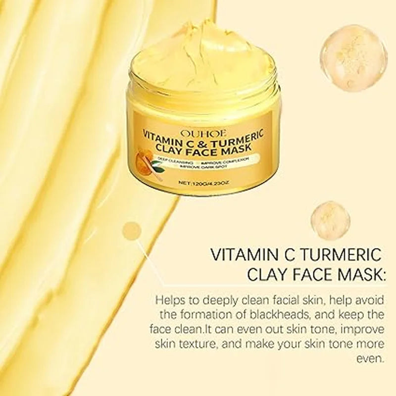 Vitamin C & Turmeric Clay Face Mask